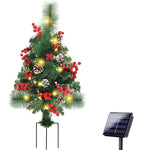 Solar Glow Christmas Tree Decor