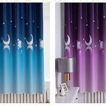 Simple And Modern Rural Home Bedroom Shading Printed Curtain Fabric
