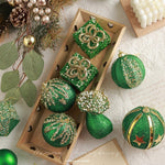Merry Green Christmas Ornaments