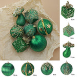 Merry Green Christmas Ornaments