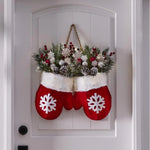 Glimmering Glove Holiday Wreath