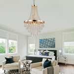 Golden Elegance Crystal Chandelier