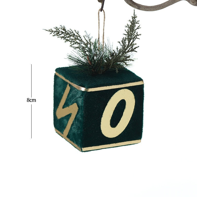 Merry Green Christmas Ornaments
