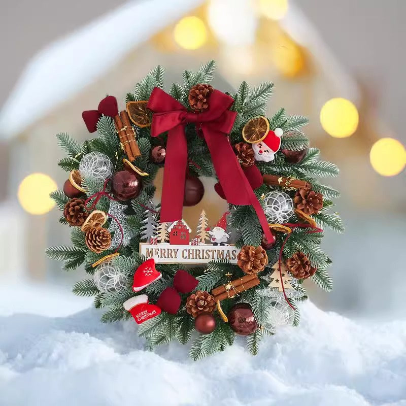 Winter Wonderland Wreath With Bow