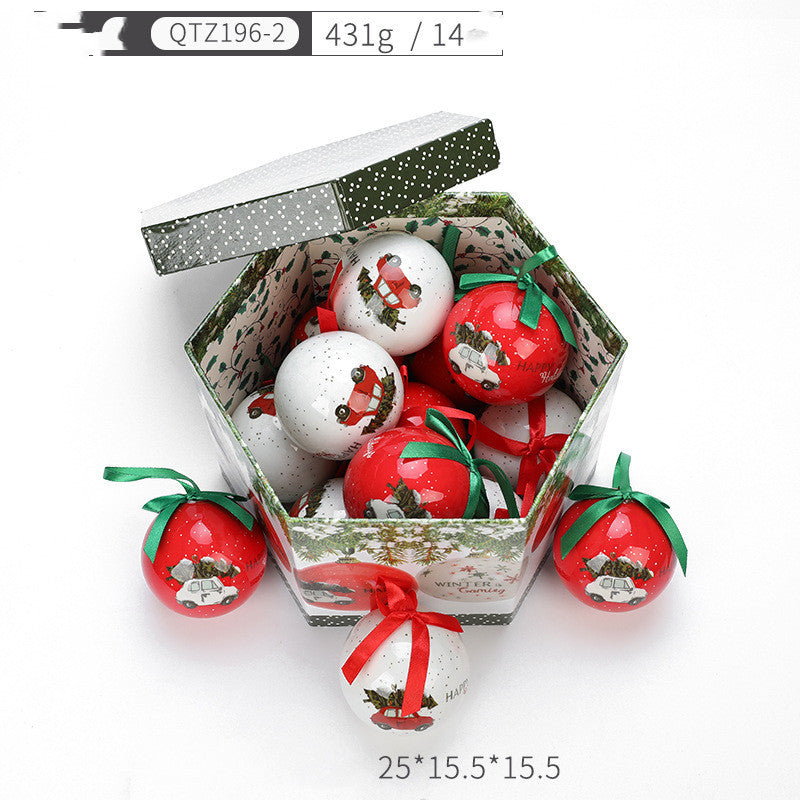 Shatterproof Christmas Ornaments & Gift Box