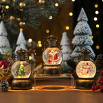 Snowy Glow Christmas Globe