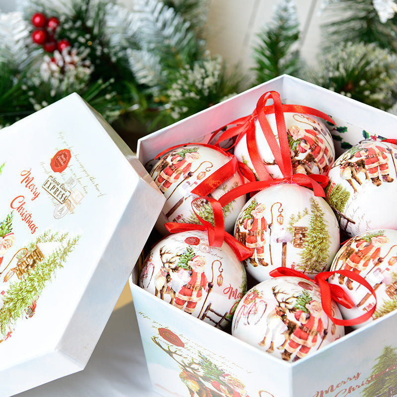 Shatterproof Christmas Ornaments & Gift Box