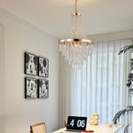 Golden Elegance Crystal Chandelier