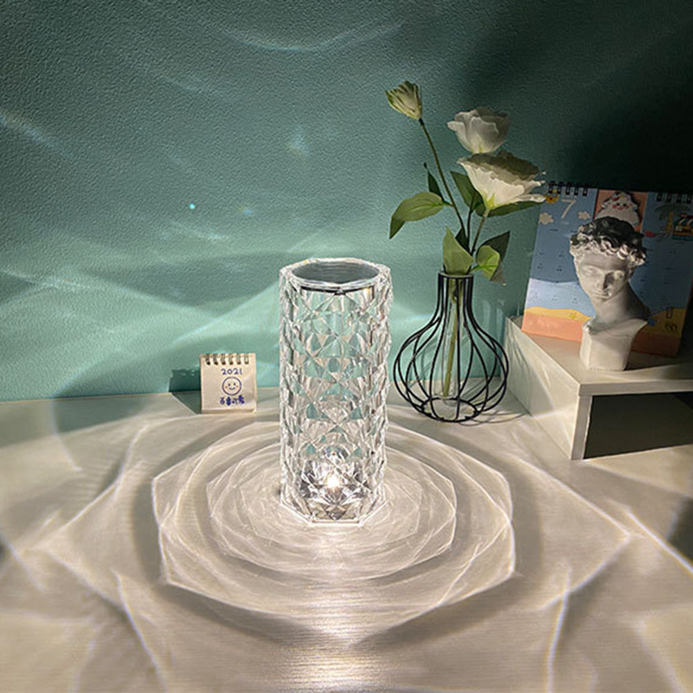 CrystalGlow USB Table Light