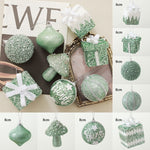 Merry Green Christmas Ornaments