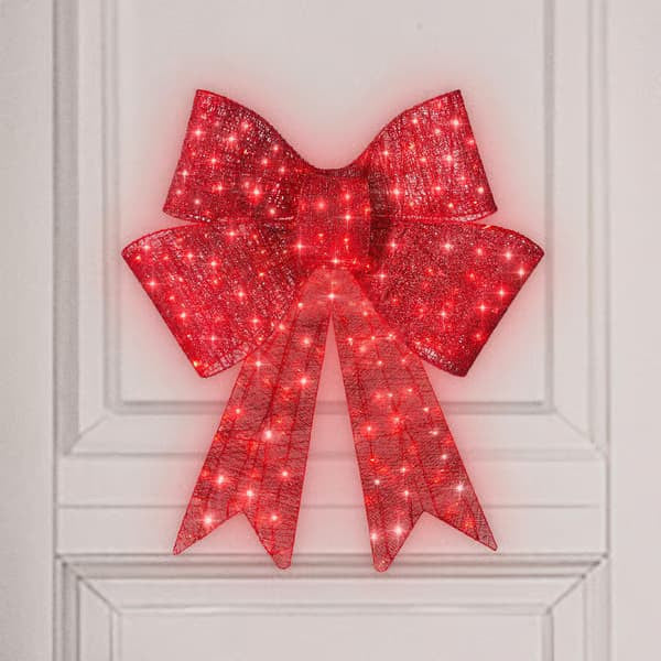 Oversized Light Up Bowknot Decor
