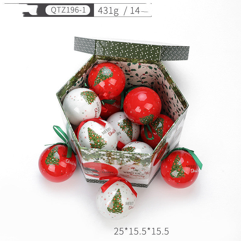 Shatterproof Christmas Ornaments & Gift Box