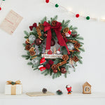 Winter Wonderland Wreath With Bow