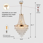 Golden Elegance Crystal Chandelier