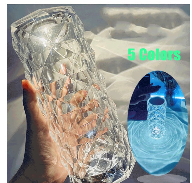 CrystalGlow USB Table Light