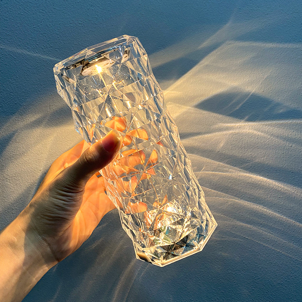 CrystalGlow USB Table Light
