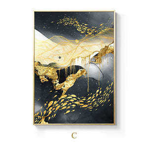 Eclipse Elegance: Golden Black & White Collection
