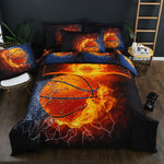 3D Cotton Printed Three Piece Home Textile Set
