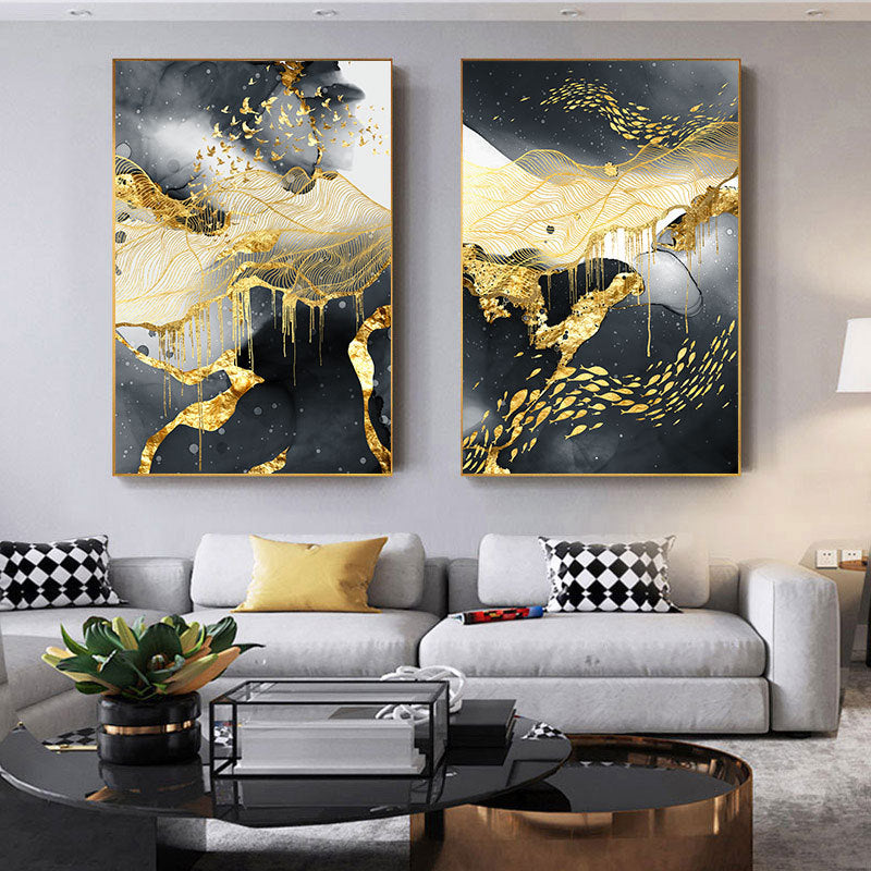Eclipse Elegance: Golden Black & White Collection