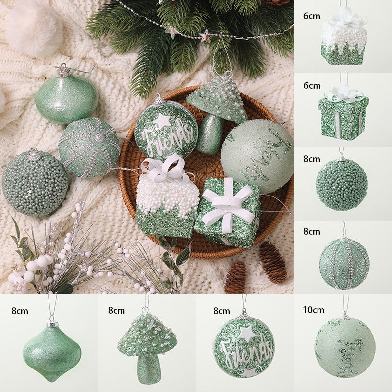Merry Green Christmas Ornaments