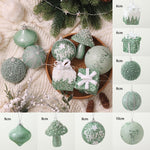 Merry Green Christmas Ornaments