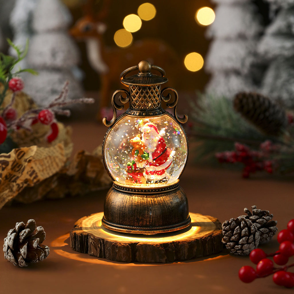 Snowy Glow Christmas Globe
