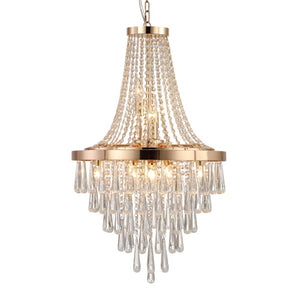 Golden Elegance Crystal Chandelier