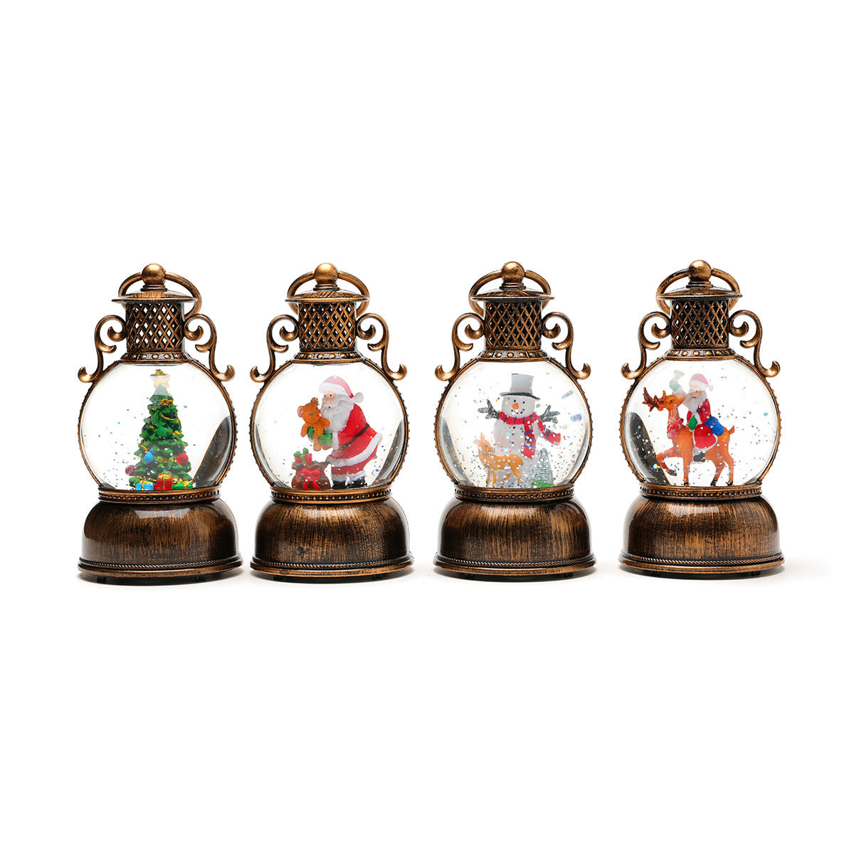 Snowy Glow Christmas Globe