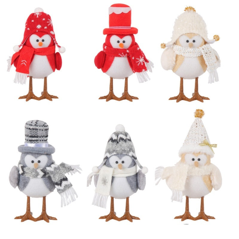 Snowlit Bird Christmas Display