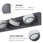 LuxeBlack LED Vanity Light