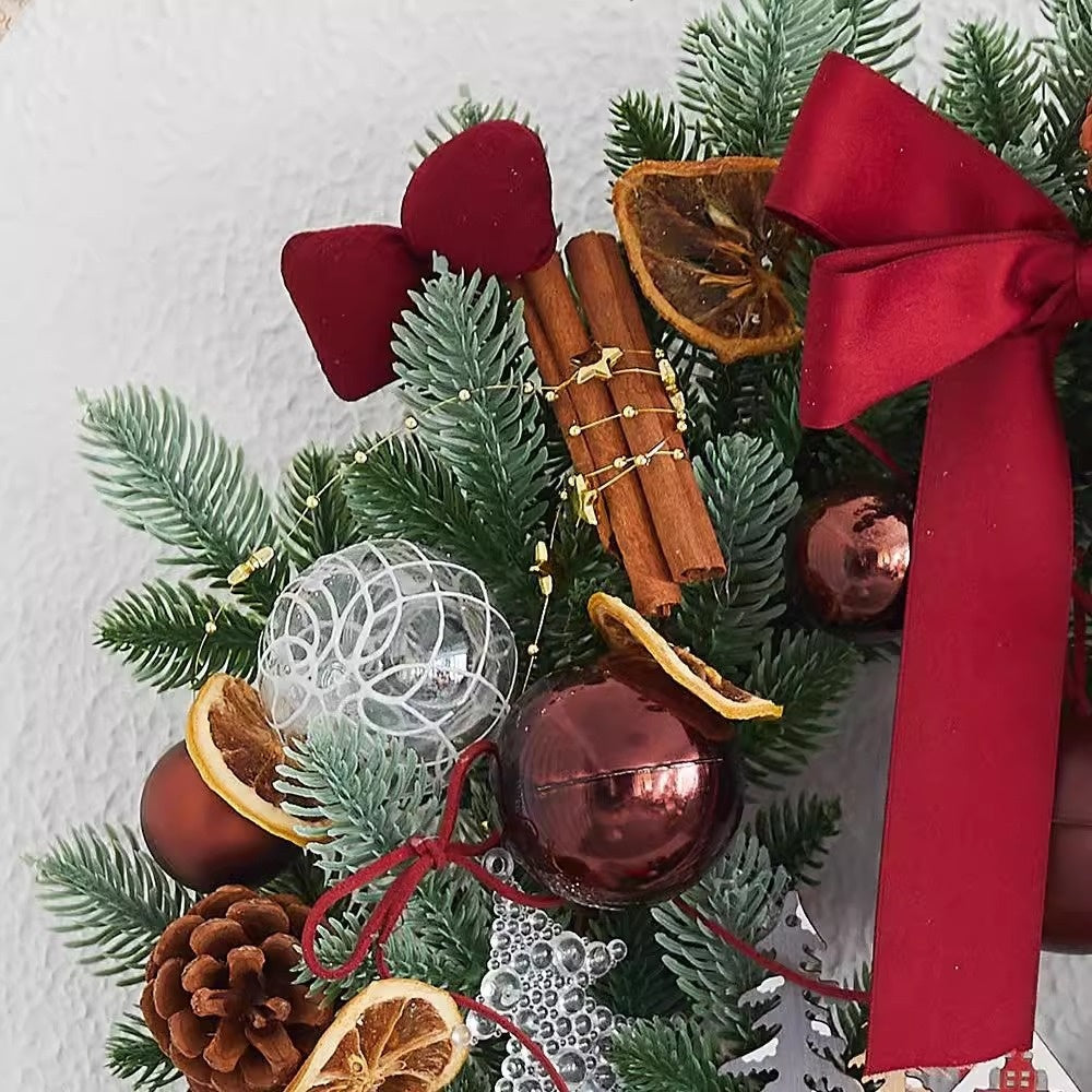 Winter Wonderland Wreath With Bow