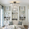 Charcoal Brilliance Crystal Chandelier